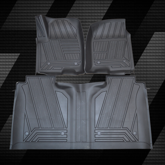 Chevrolet Silverado All Weather Floor Mats (With Under-Seat Storage)