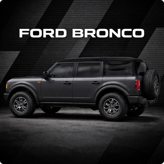 Ford Bronco TPE All Weather Floor Mats – Front & Rear Set