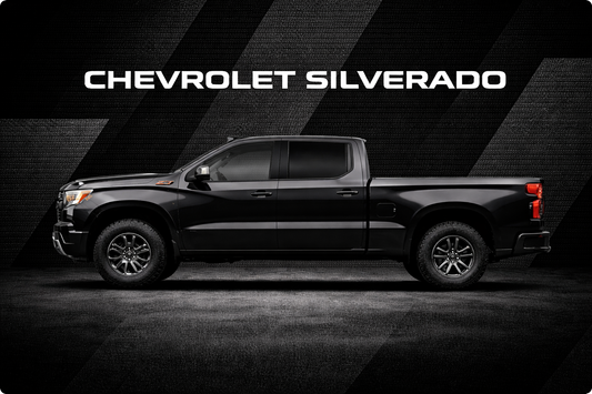 Chevrolet Silverado TPE All Weather Floor Mats – Front & Rear Set