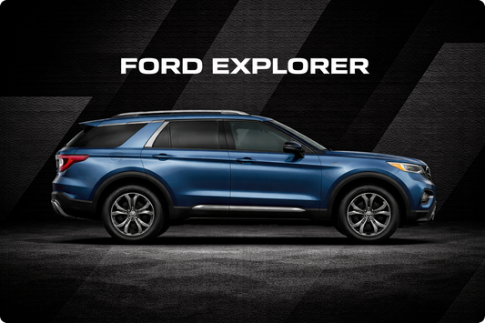 Ford Explorer TPE All Weather Floor Mats –  Front & Rear Set