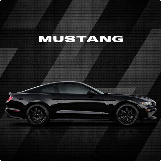 Ford Mustang TPE All Weather Floor Mats – Front & Rear Set