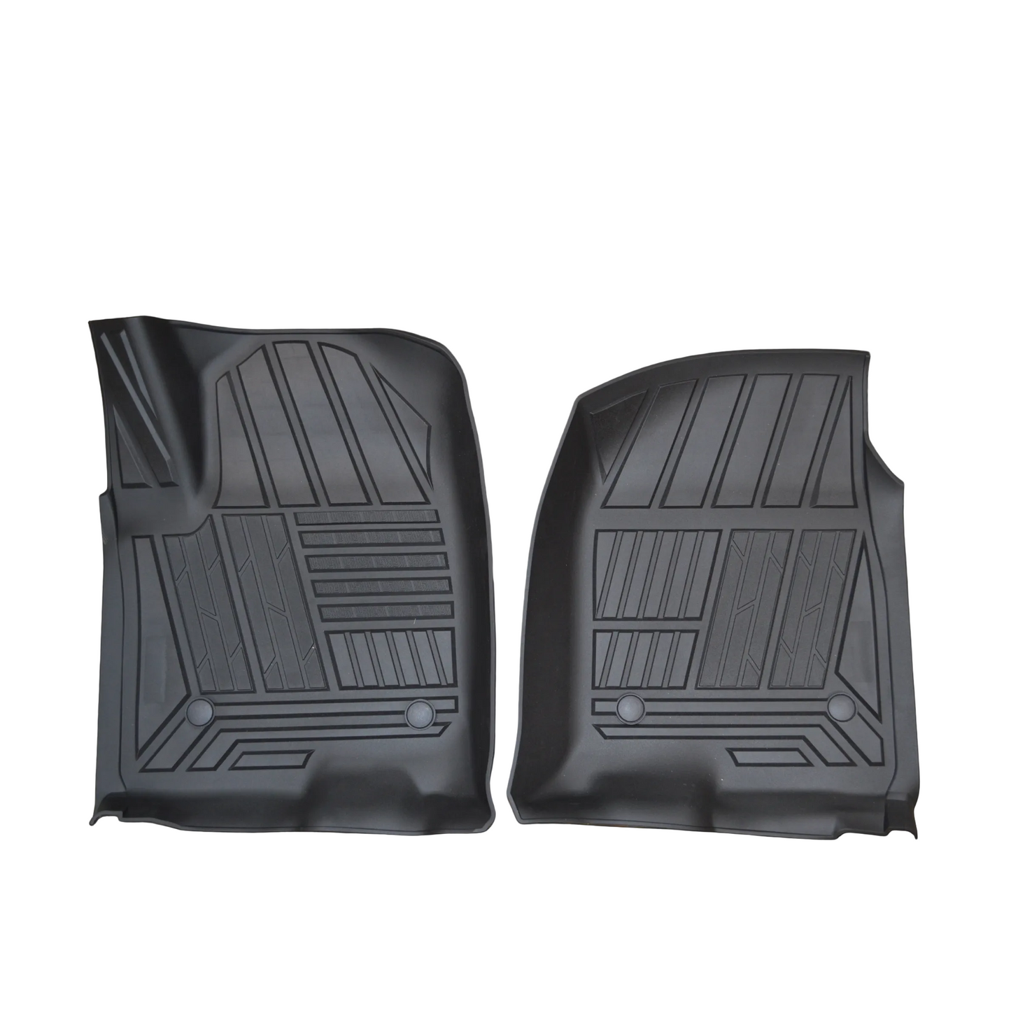 Chevrolet Silverado all-weather TPE floor mats with storage by TUFFR