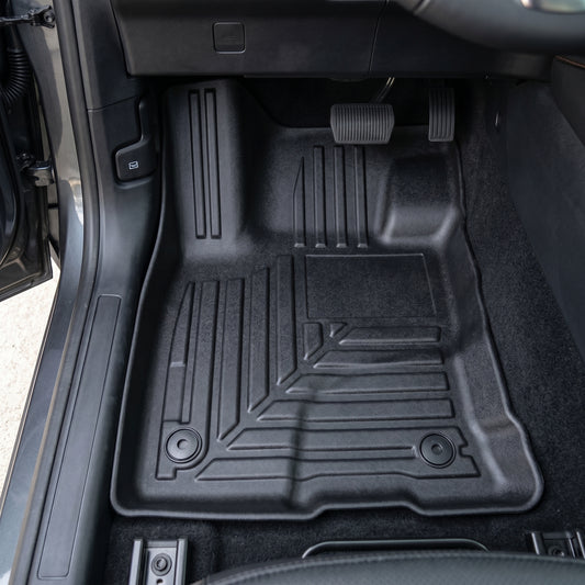 Ford Bronco Sport all-weather TPE floor mats front and rear set by TUFFR
