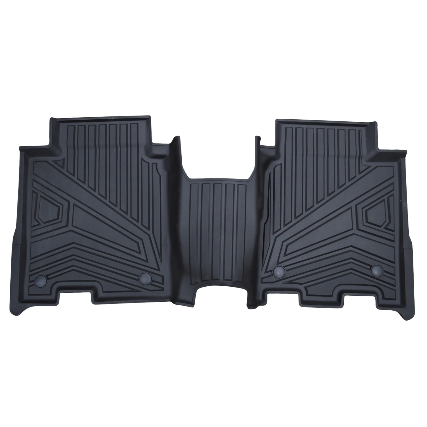 Ford Bronco heavy-duty waterproof TPE floor mats front and rear set by TUFFR