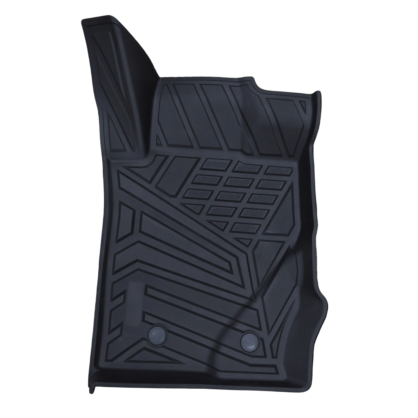Ford Bronco heavy-duty waterproof TPE floor mats front and rear set by TUFFR