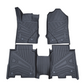 Ford Bronco heavy-duty waterproof TPE floor mats front and rear set by TUFFR