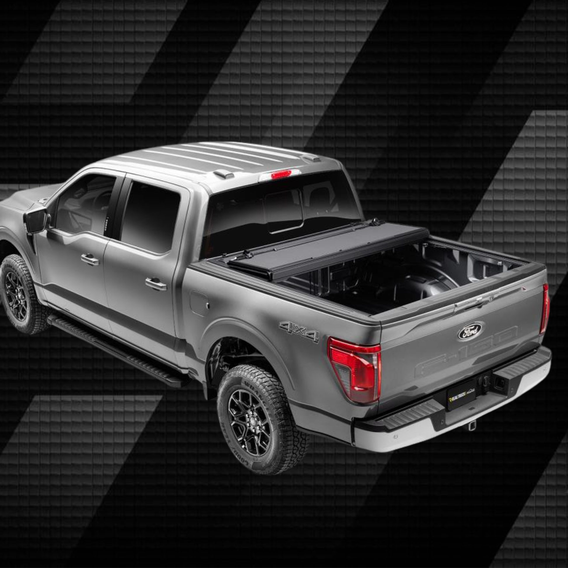 Ford F-150 hard tri-fold tonneau cover by TUFFR Canada