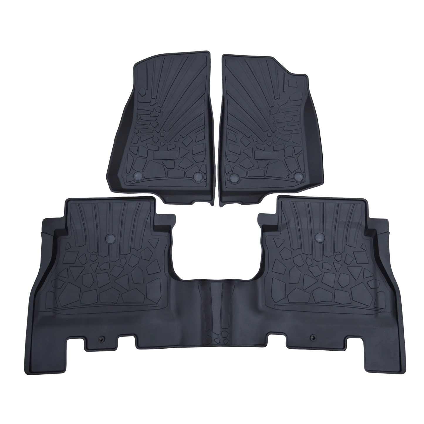 Jeep Wrangler all-weather TPE floor mats by TUFFR Canada